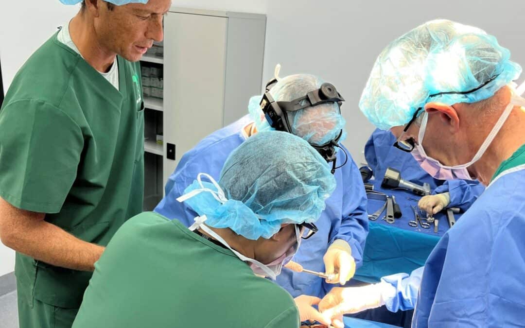 chris teaching surgery