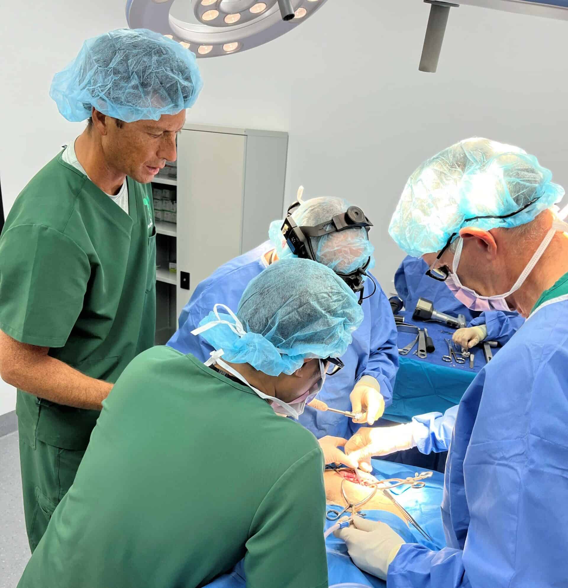 chris teaching surgery