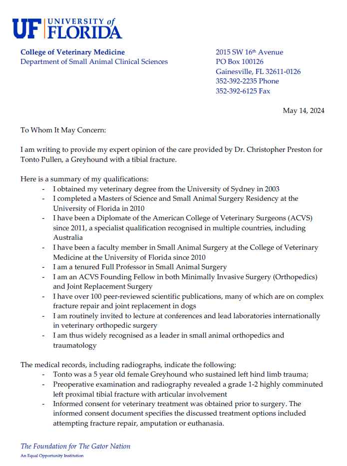 Reference from University of Florida