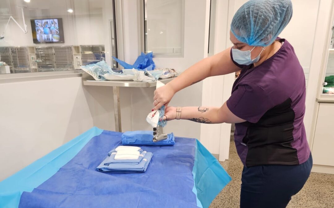 opening sterile equipment